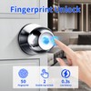 SISAV Smart Fingerprint Door Lock with App Control & Key,