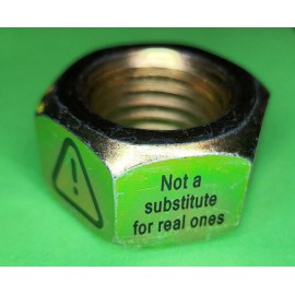 Funny Nuts: Not a substitute for real ones... (legal joke)