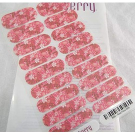 Jamberry Rosa Flora Nail Wrap Full Sheet Style 1685