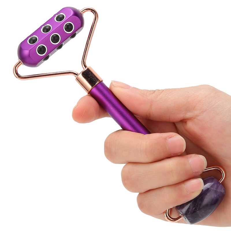 Facial Roller Tightening AntiAging Germanium Stones Facial Massage Jade Stone