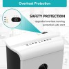 NA Woolsche Paper Shredder, P-4 Security Level,15-Sheet Cross Cut with