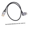 Parliky Aluminum Alloy Monitor Cable Sturdy Right Angled Male to