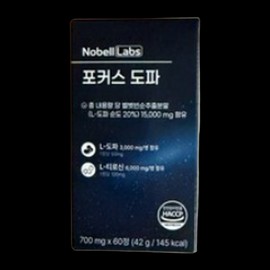 Nobel Labs Focus Dopa 1 box 60 tablets / 노벨랩스 포커스 도파 1박스 60정