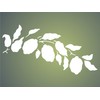 Lemon Branch Stencil 32x16.5cm Reusable Fruit Vegetable Kitchen Wall Stencil