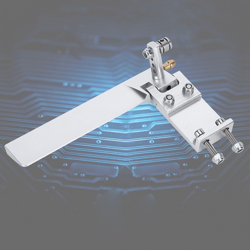 Ship Model Aluminium Alloy Suction Water Rudder RC Boat Semiimmersed