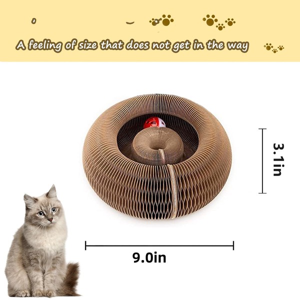 Generic Kitty Curlz Cat Scratching Board, Magic Organ Cat Toy,