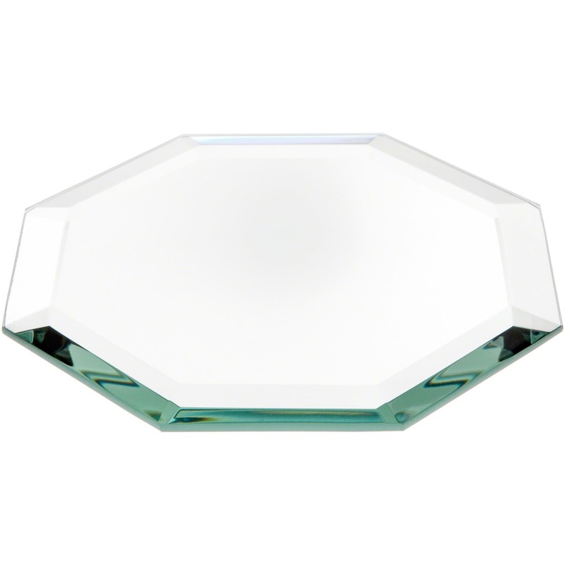 Plymor Octagon 5mm Beveled Glass Mirror, 5 inch x 5