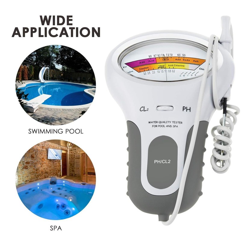 Control Devices for pH Value Chlorine Meter Pool PC-102B CL2