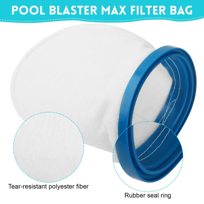 EINDER Replacement Filter Bags for Pool Blaster Max Compatible with