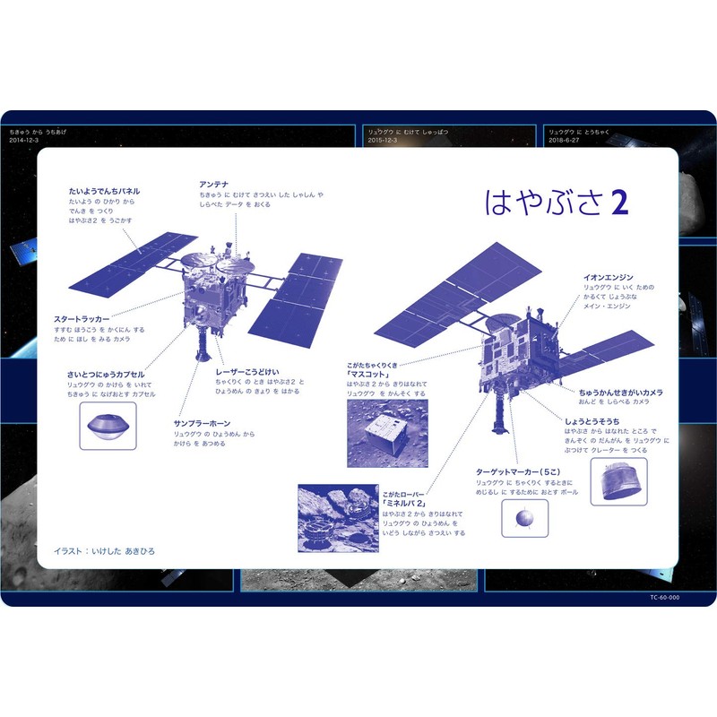 Children's Puzzle Hayabusa 2 no Boken 60 Pieces (Child Puzzle)