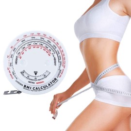 Orzel Cinta Métrica Corporal Medición ICM - Cinta antropométrica retráctil de Medir Cuerpo para costura, Measuring Tape medica portátil para Nutrición, Antropometría y Costurero (150 cm, BMI-ICM)
