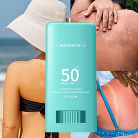 Pemarlis 20 g Sunscreen Stick Sun Cream SPF50+ PA++++ Face Hyaluronic Acid Sun Cream Refreshing Waterproof Sun Protection Stick Waterproof Sun Protection Pen Nourishes the Skin Sunblocker Stick (2)