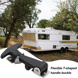 Hood Catch Latches | Flexible Rubber Drawer Latch | Flexible T-Shaped Drawer Latch for Coolers, Boats