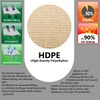 AMANKA 90% UV protection: rectangular sun sail, 1.5 x 2
