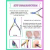 Noved Kit De Manicura Para Uñas Alicate+empujador+tijeras