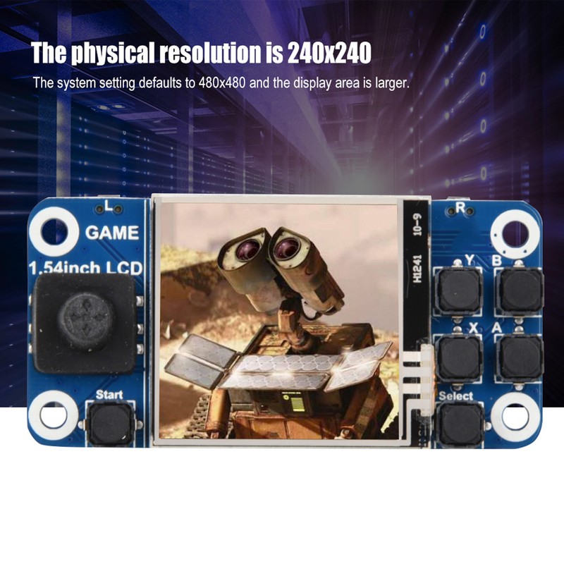 Mini Game Console 1.54in LCD Display Touch Screen for Raspberry