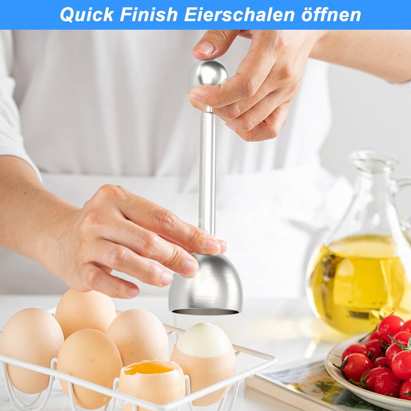 1 Piece Egg Cracker Egg Cutter,Stainless Steel Egg Topper Egg