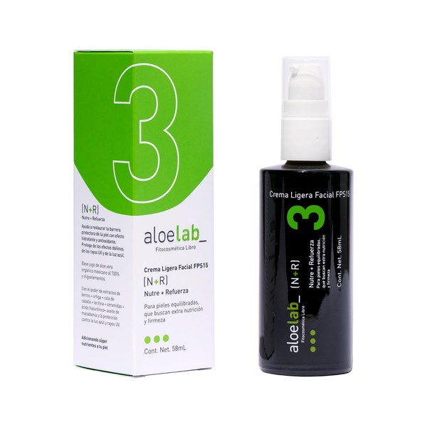 Aloevida LAB crema Facial FPS 15 - Piel Joven y