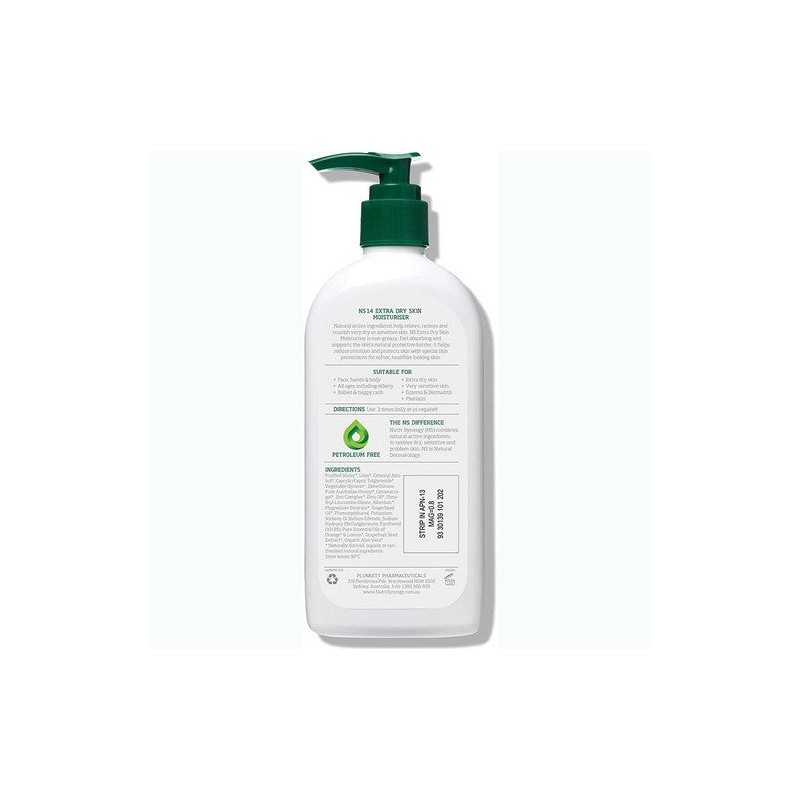 Nutri-synergy Plunketts Ns Extra Dry Skin Moisturiser 250ml