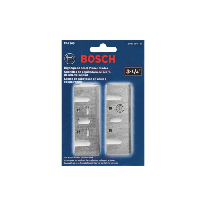 Bosch PA1205 2 pc. 3-1/4 in. High-Speed Steel Planer Blades