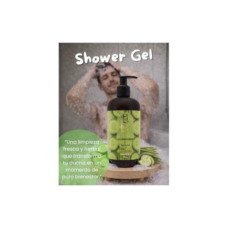 Oleum Vitae Kit Dúo Shower Gel Body Lotion Cucumber Breeze