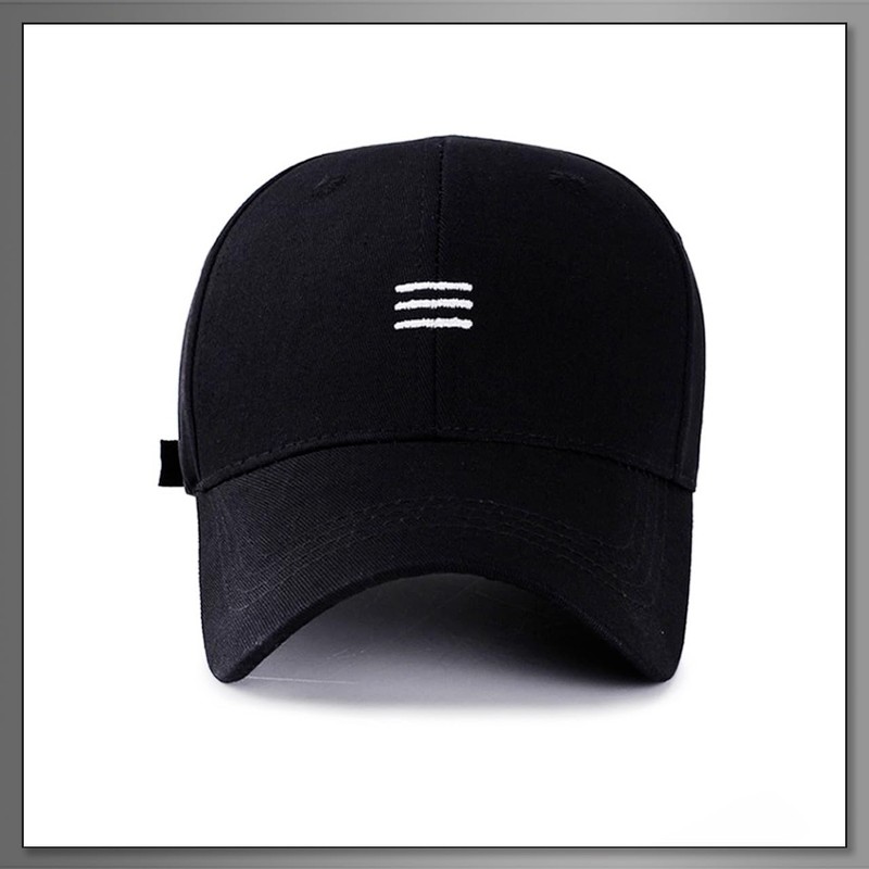 Buzz Selection CAP752 Men's Hat, Cap, Logo, Black, White, Stylish,