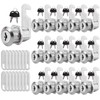MUXHEL 16PCS Cabinet Lock 30mm Letter Box Lock Security Cam