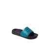 Reef Boy's Kids One Slide Sandal, Blue Coral, 2 Big