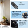 Toidaizo Led Spotlight Spotlight with Switch Indoor Plant Spotlight Multi-Purpose