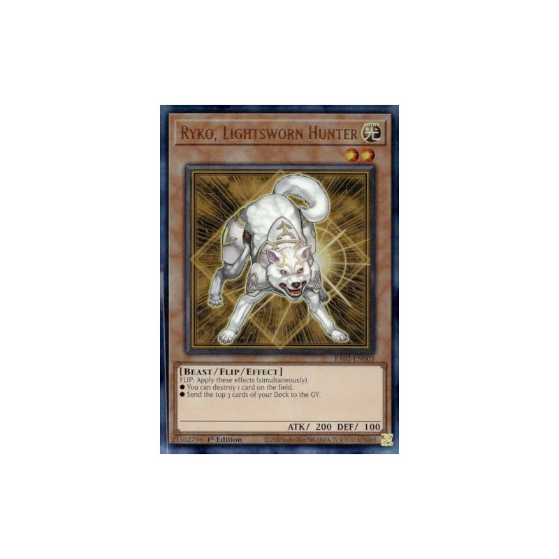Ryko, Lightsworn Hunter (PUR) - RA02-EN003 - Prismatic Ultimate Rare