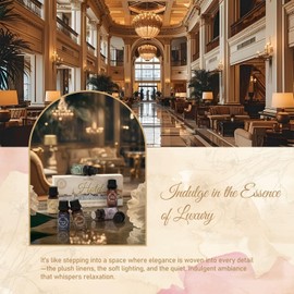 SNOWSEN Fragrance Oils Hotel Set—Santal, Luxury Night, White Tea & Thyme, Gardenia Bloom, Dream Walk, Citrus Amber, Essential Oils for Diffuser, Candle & Soap Making, Luxury Diffuser Oils Scents