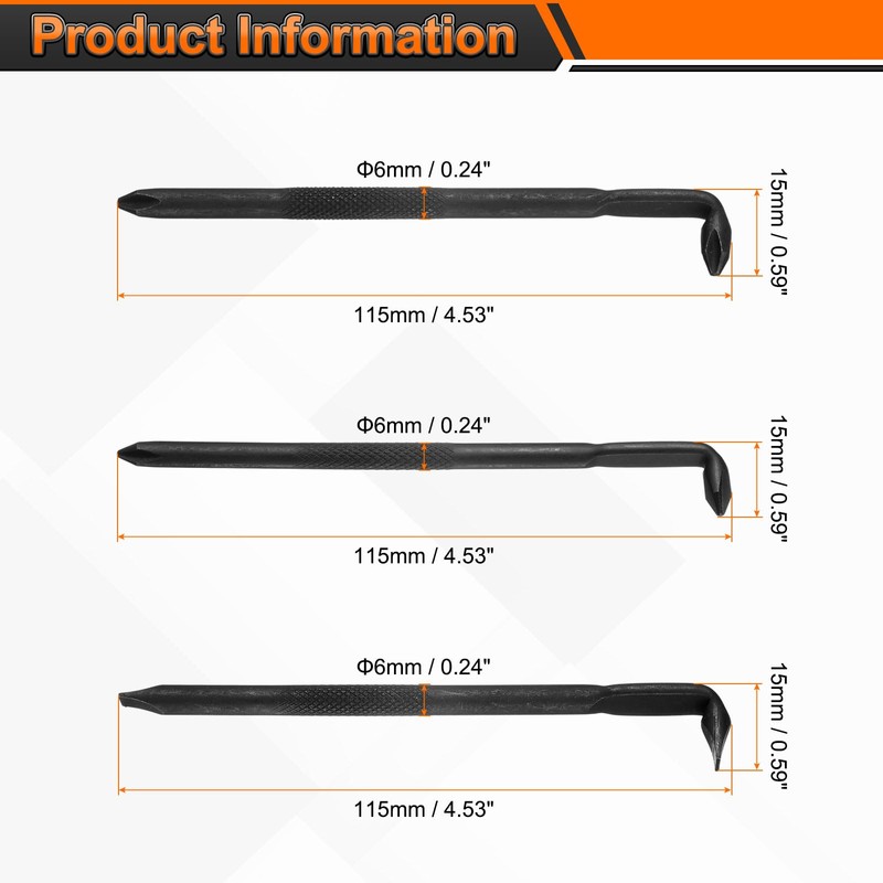sourcing map 3pcs Offset Screwdriver Set PH2 PH1 SL6 Phillips