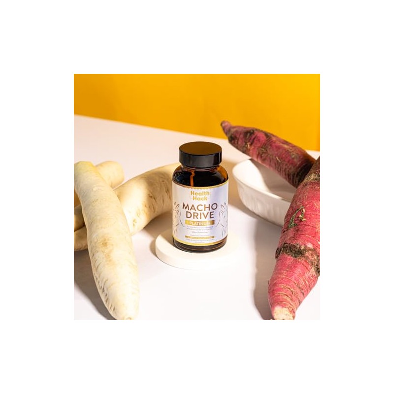 Macho Drive Maca Negra Roja Ginseng Zinc L-Arginina Cápsulas Health