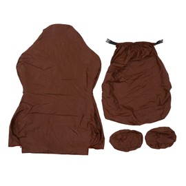 Gaming Chair Covers Comprehensive Protection Stretchable Comfortable Waterproof Black PU Computer Chair Cover for Home Offices Dark Brown