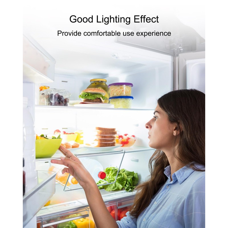 WR55X11132 Refrigerator Led Light Bulb and Cover Assembly Replace WR55X25754