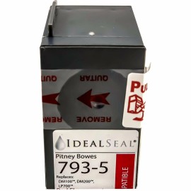 IDEALSEAL Pitney Bowes Compatible 793-5 Red Ink Cartridge for P700, DM100i, DM125i, DM150i
