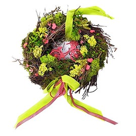 CreaFlor Home Door Wreath Diameter 30 cm Bicycle Red
