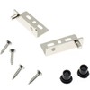 OZXNO 1Set Pivot Hinges with Bushing Pivot Hinges Concealed Hinges