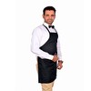 Switchon Polyester Waterproof Black Free Size Chef's Apron with Bow