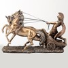 Veronese Design Roman Chariot Sculpture WU72011A4 Bronze