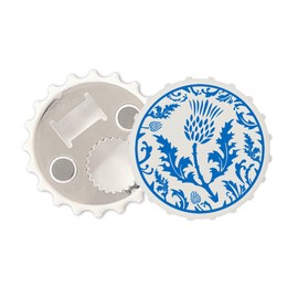 Scotland Magnetic Bottle Cap Opener Fridge Magnet Scottish Team Thistle