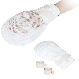 EHUSPU Single Patient Use Restraint Gloves for Dementia Patients - Durable, Breathable, and Comfortable Medical Mittens for Elderly Hand Protection-2 pcs