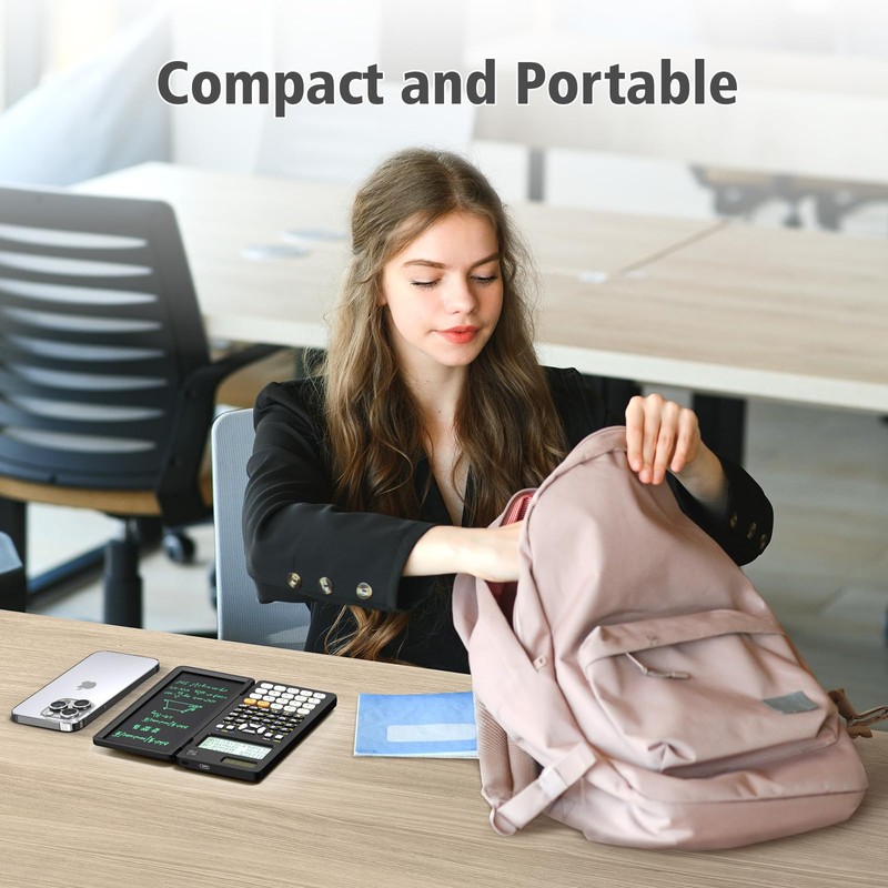 Rechargeable Scientific Calculator for Students, 991ES MAX Foldable Science Calculator