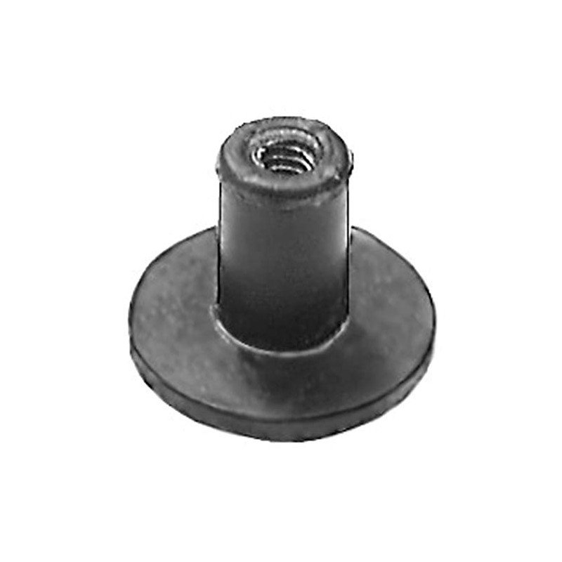 25#8-32 Thread Well Nuts 5/16" Hole .750 Head Diameter