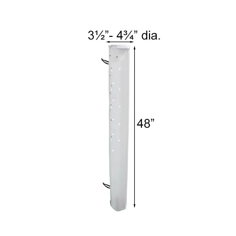 BestNest Miracle Tube 48" Vented Seedling Protectors – Pack of