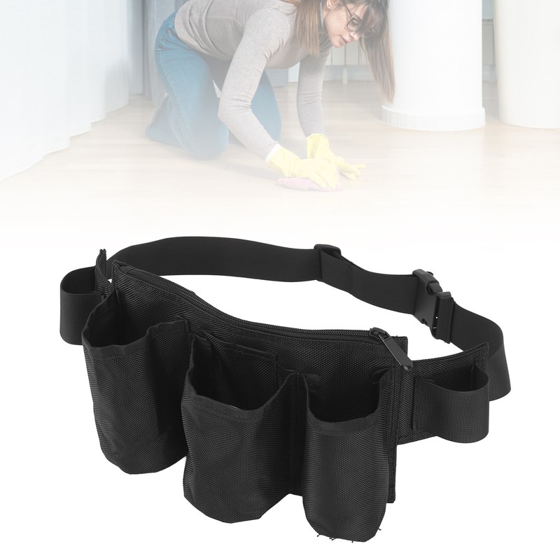 Garden Tool Belt 6 Pockets 2 Straps Waterproof Oxford Fabric