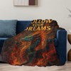 Fantasy Dragon Blanket Gifts for Women Adults, Soft Warm Lightweight