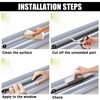 33Ft Brush Weather Stripping Strong Adhesive Door Seal Strip Soundproofing