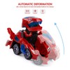 Highttoy Dinosaur Transforming Car for 3-7 Years Old Boys Girls,Electric