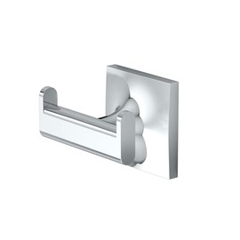 Gatco 5585 Waterline Single Robe Hook, Wall Mounted Hook for Bathroom Towels & Robes, Chrome